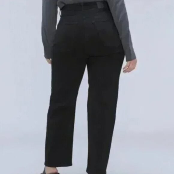 Everlane Curvy Way High Jeans - Coal Black 33 - Picture 5 of 12